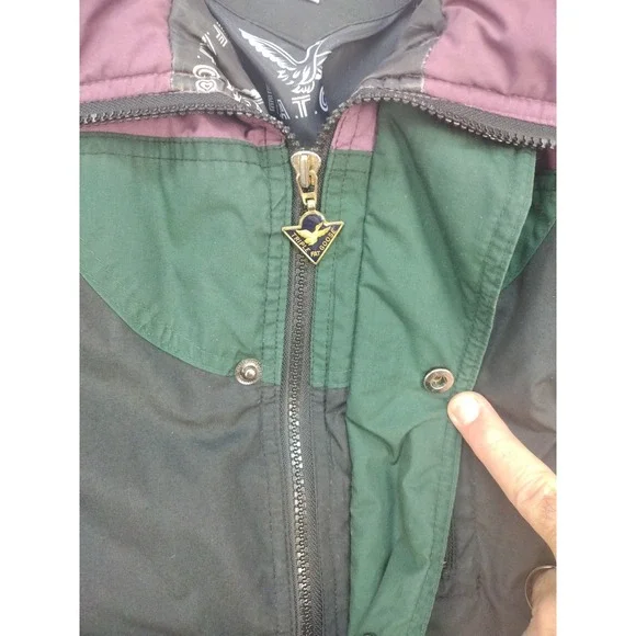Vintage Triple F.A.T. Goose Down Jacket Men's Large 90s Turbo Sportswear